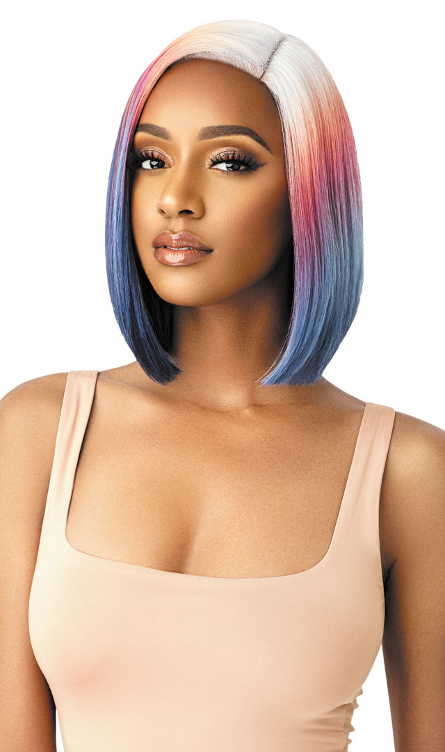 synthetic lace front wig outre kloe