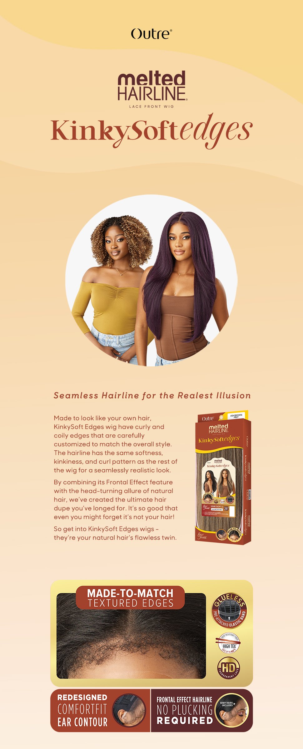 KinkySoft 4 - Outre Melted Hairline - Kinkysoft Edges