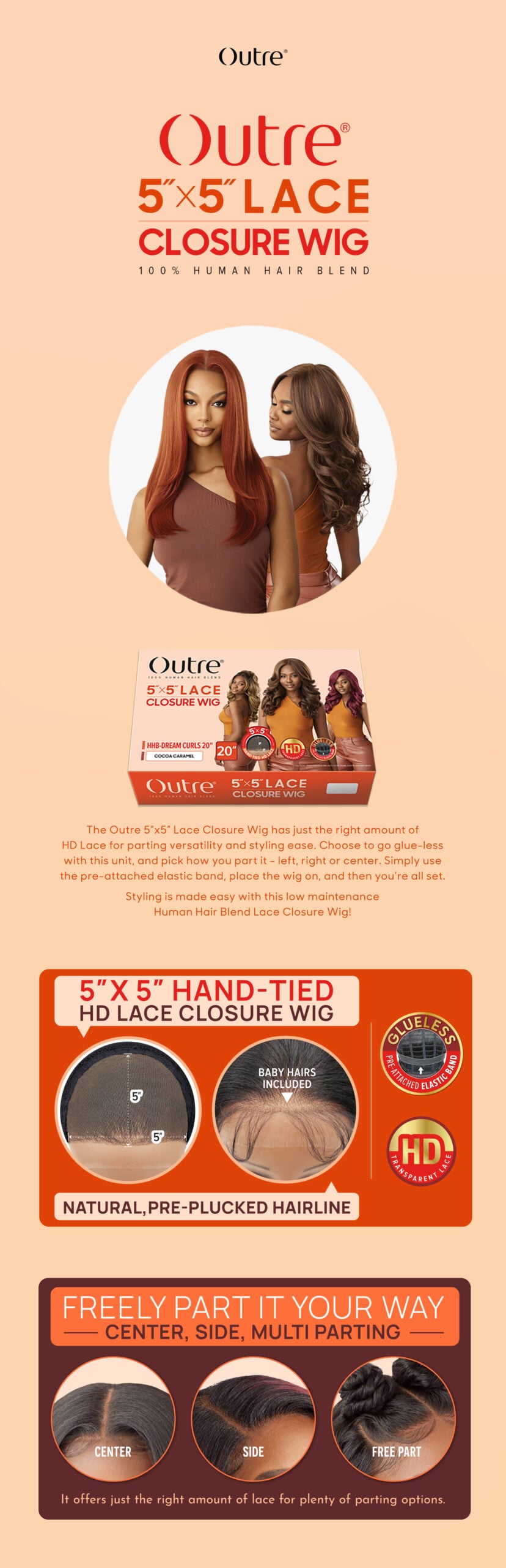 HHB-BODY WAVE 16″ - Outre