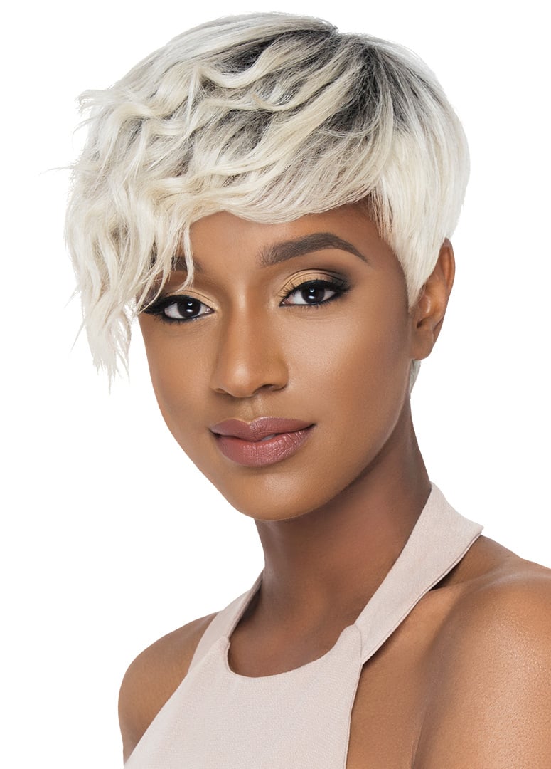 Outre Pixie Mohawk Wig - 100% Human Hair Premium Duby Wig With Tags - Straight Texture Classic Cap Construction Human Hair Wig - Foto 5