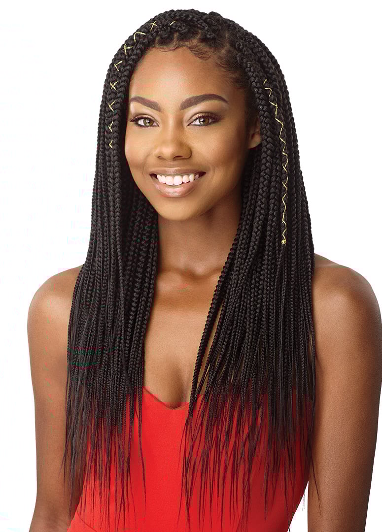  Shoulder Length Individual Braids