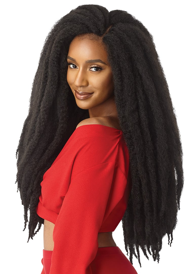 Outre X-Pression Pre Looped Crochet Braid - 45 BOX BRAID SMALL NATURAL TIP  20 