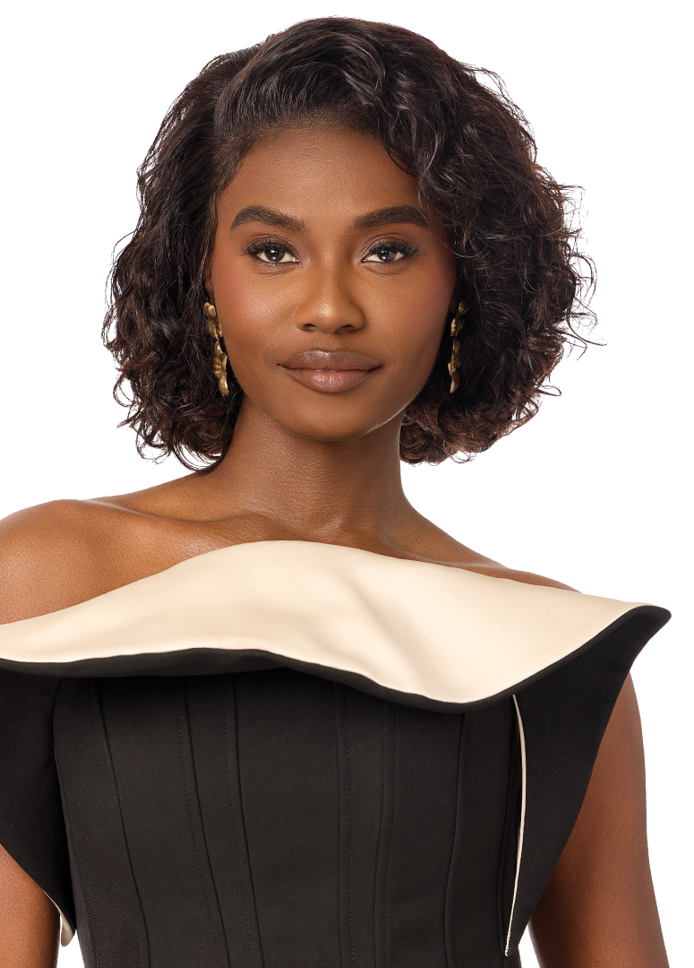 MTB 13x4 Lace Frontal Wig - HH-Virgin Wavy Bob 12″ -