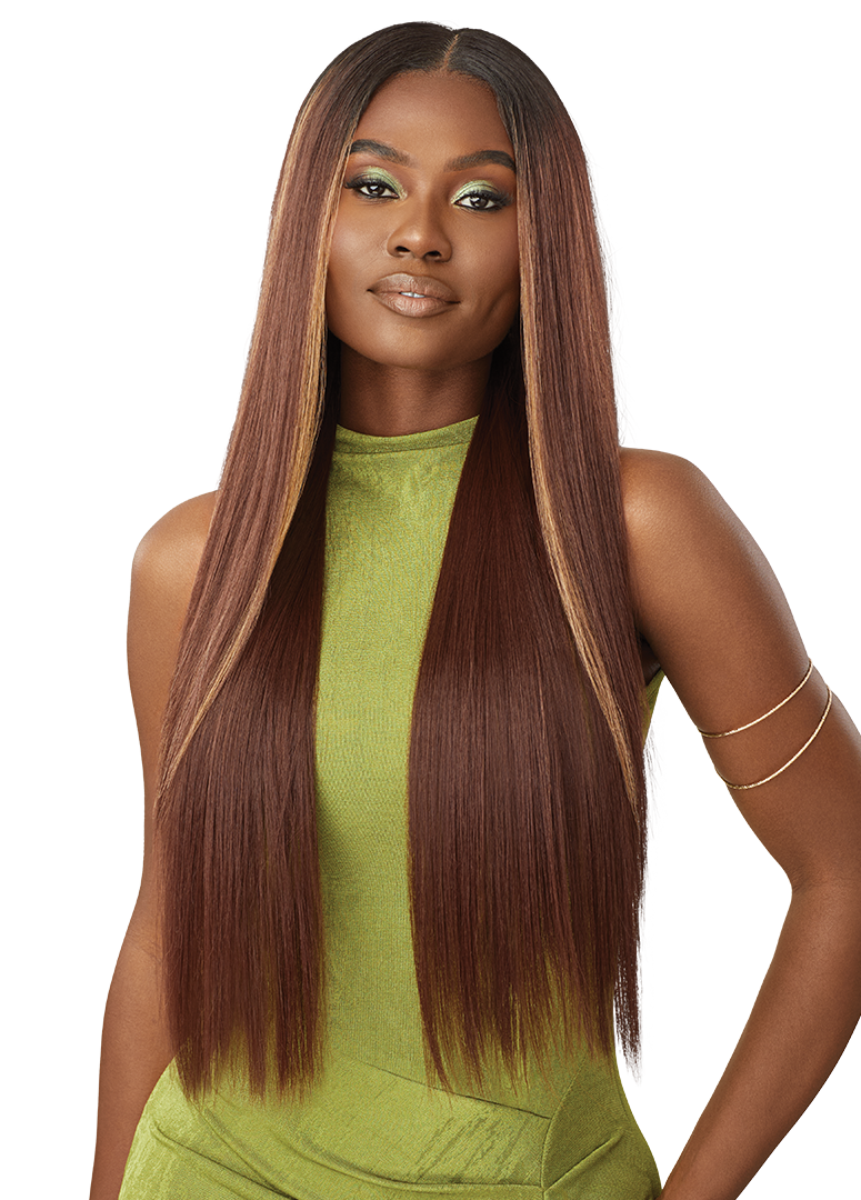 ベアパーツ Outre 6X5 Pre-Cut Lace Closure Wig - HHB-Sleek Yaki 30