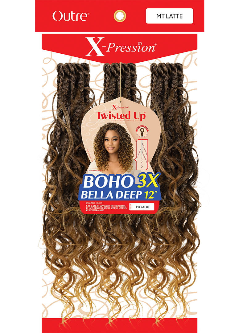 Boho Bella Deep 12″ 3X - Outre Xpression Twisted Up