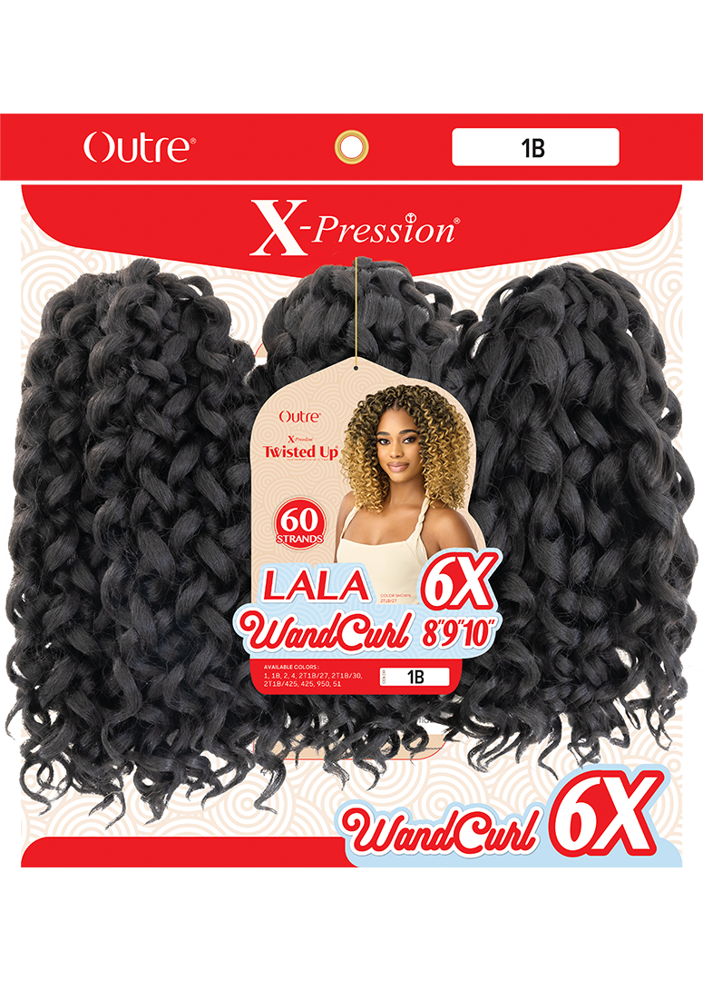 Lala Wandcurl 8″ 9″ 10″ 6X - Outre Xpression Twisted Up