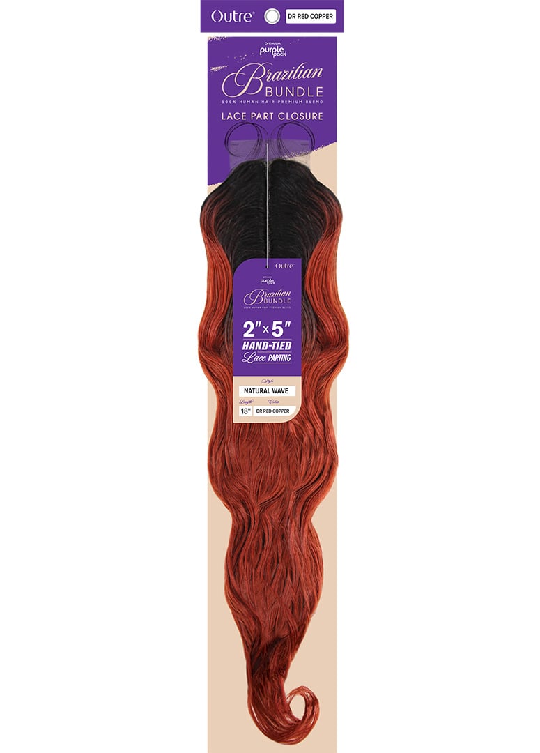 2X5 CLOSURE NATURAL STRAIGHT 18″ - Outre