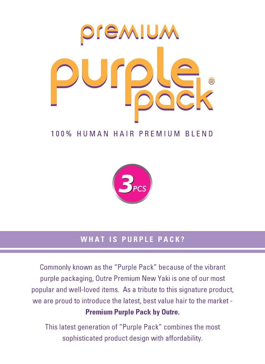 Purple Pack 3PCs Weaves