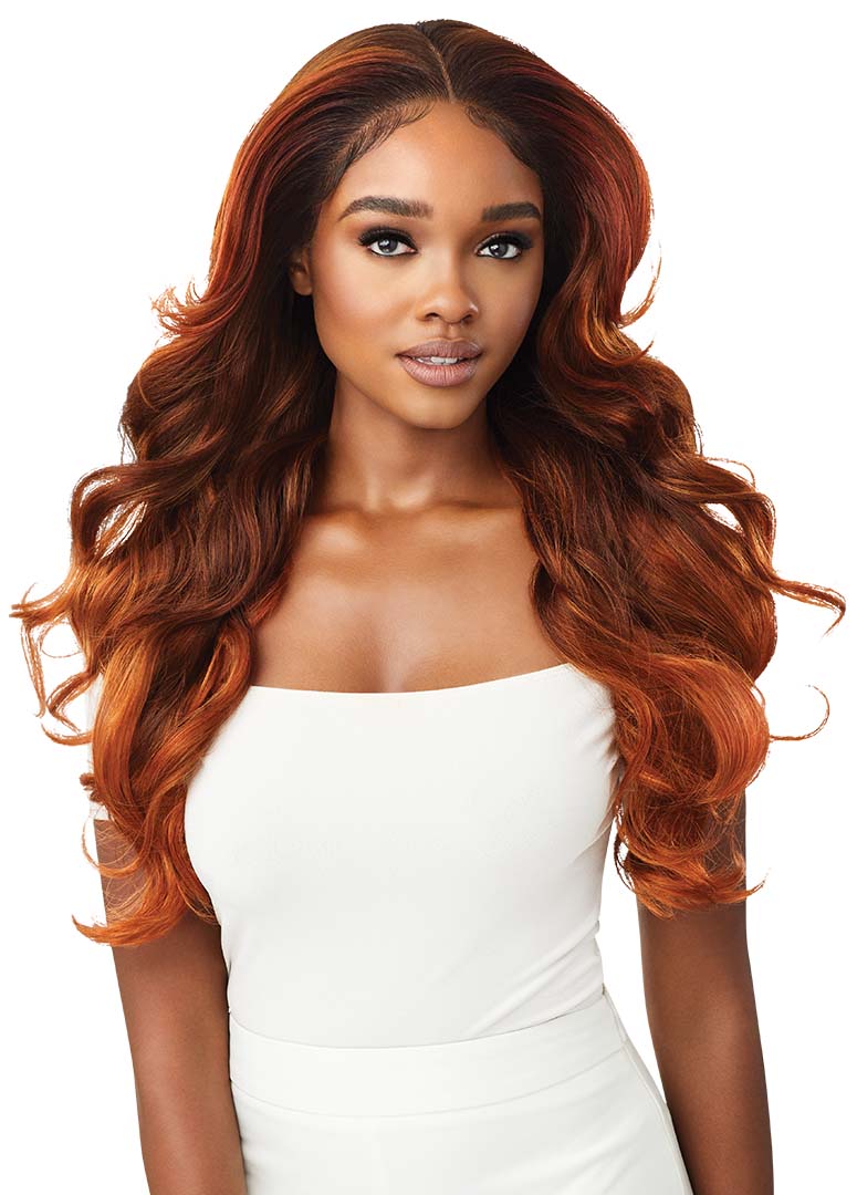 Outre synthetic lace hot sale front wig wink