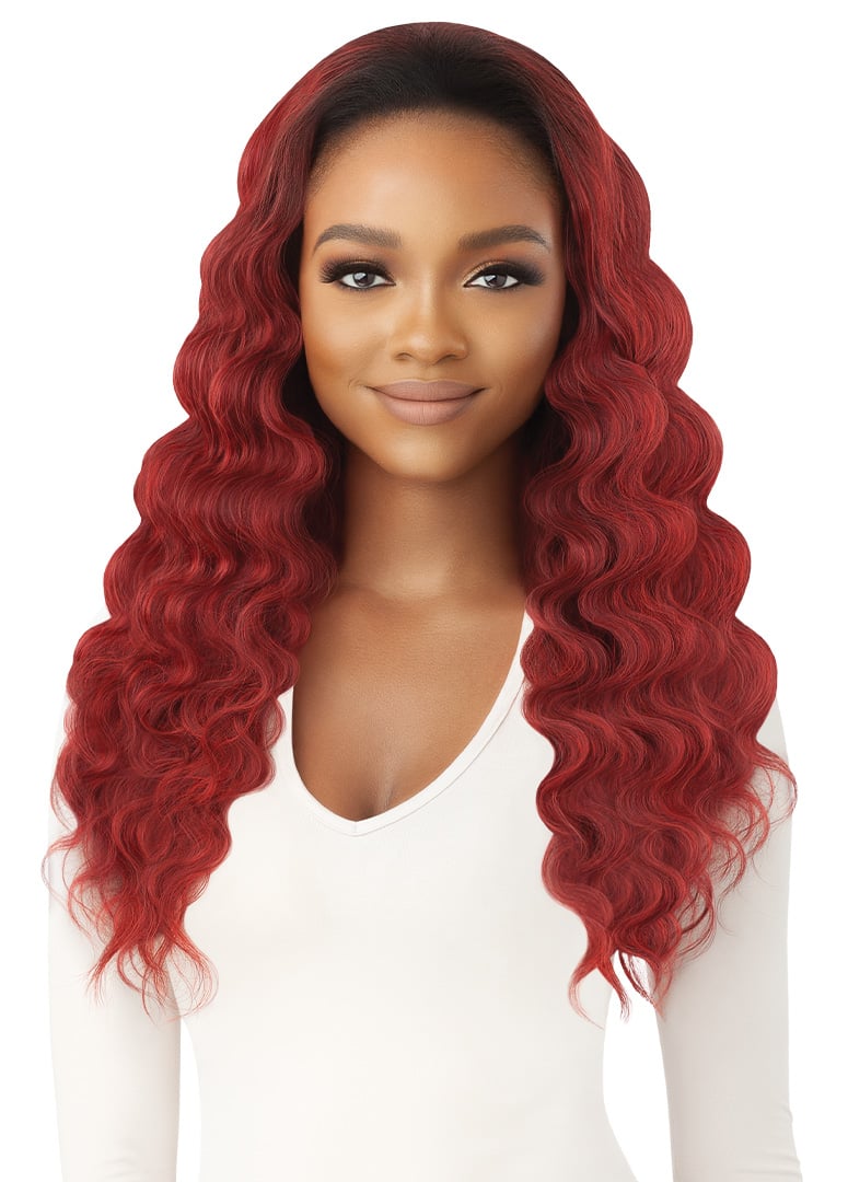 Outre synthetic lace front wig hazel hot sale