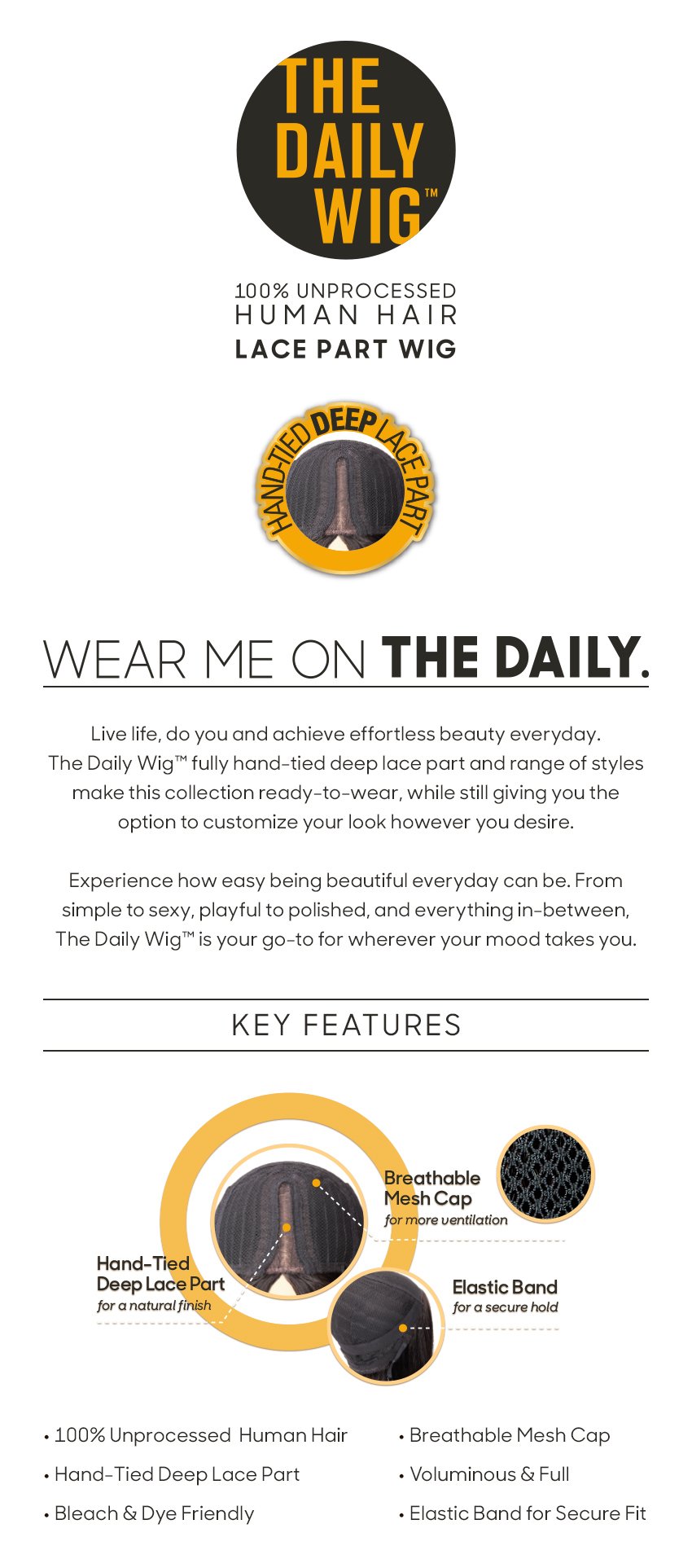 The Daily Wig Human Hair